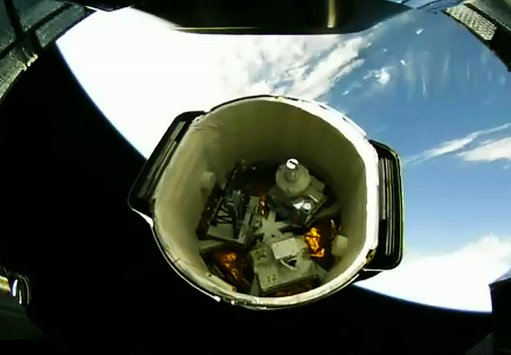 Dragon Separates from Falcon