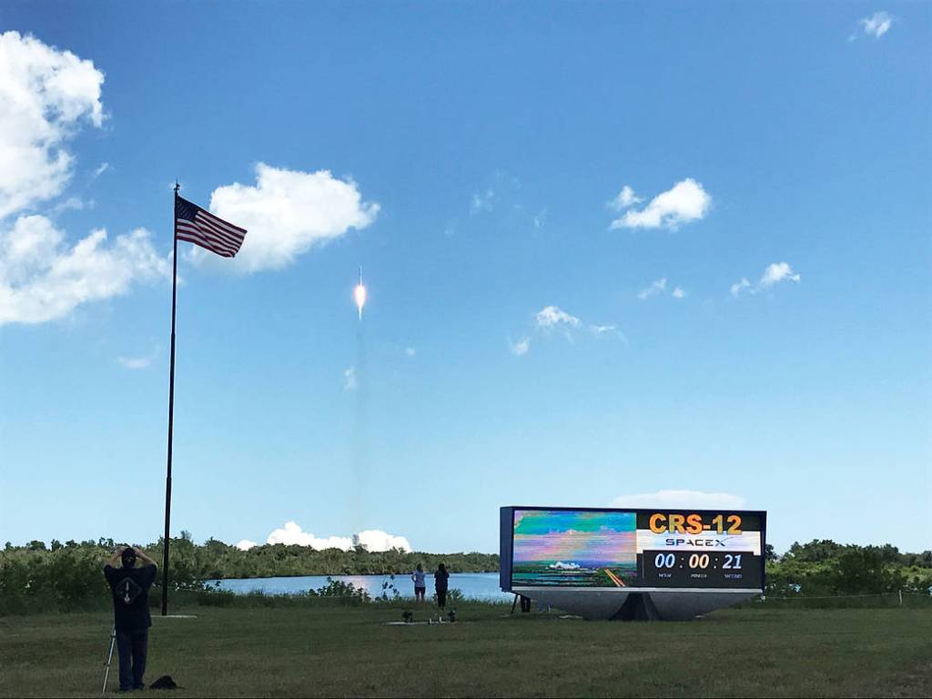SpaceX CRS-12 Lift-off