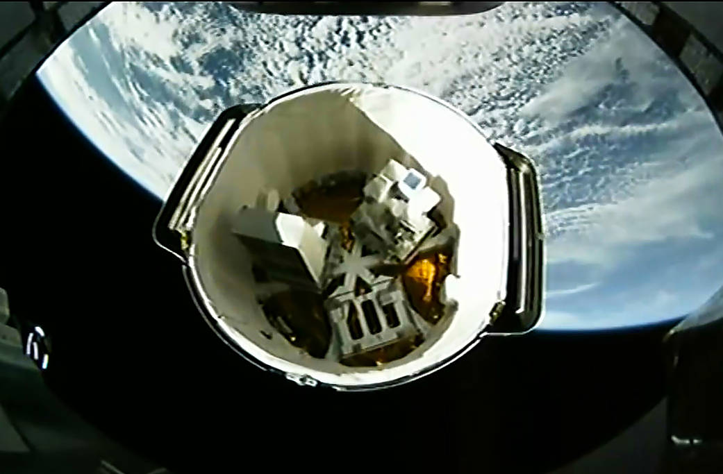Dragon Separates from Falcon