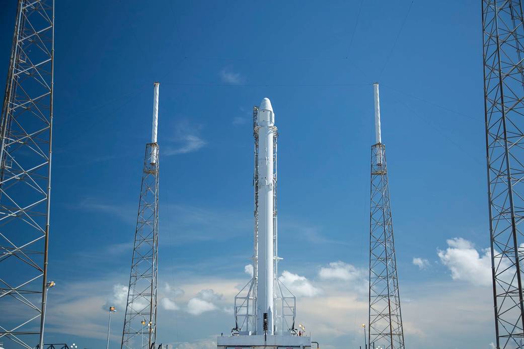 Falcon 9 Rocket Ready for SpaceX CRS-9