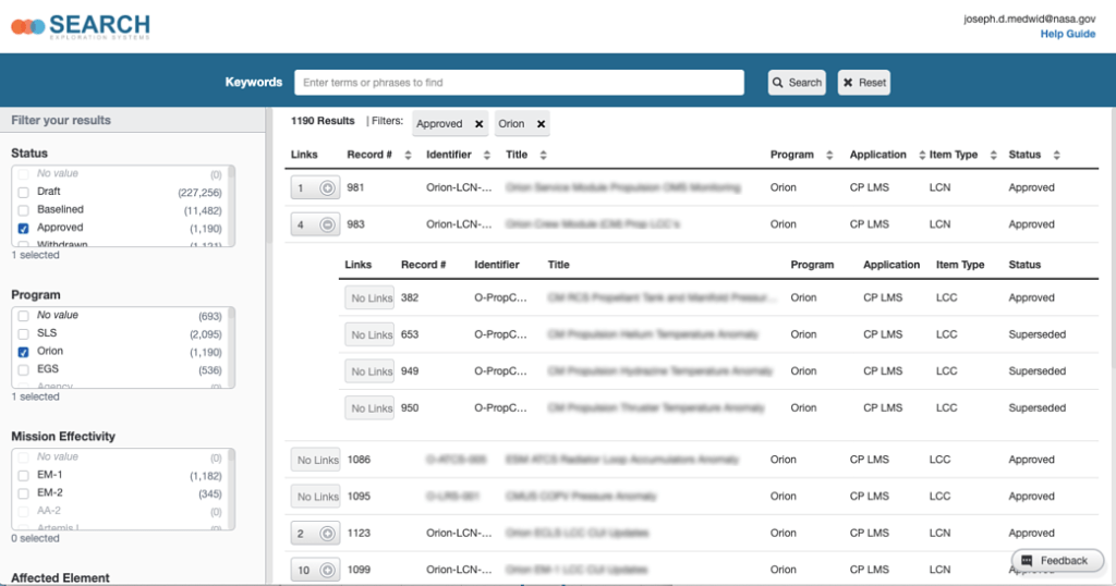 Cross-System Search Application