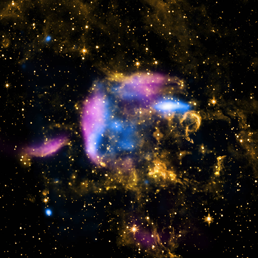 Supernova remnant CTB 37A.