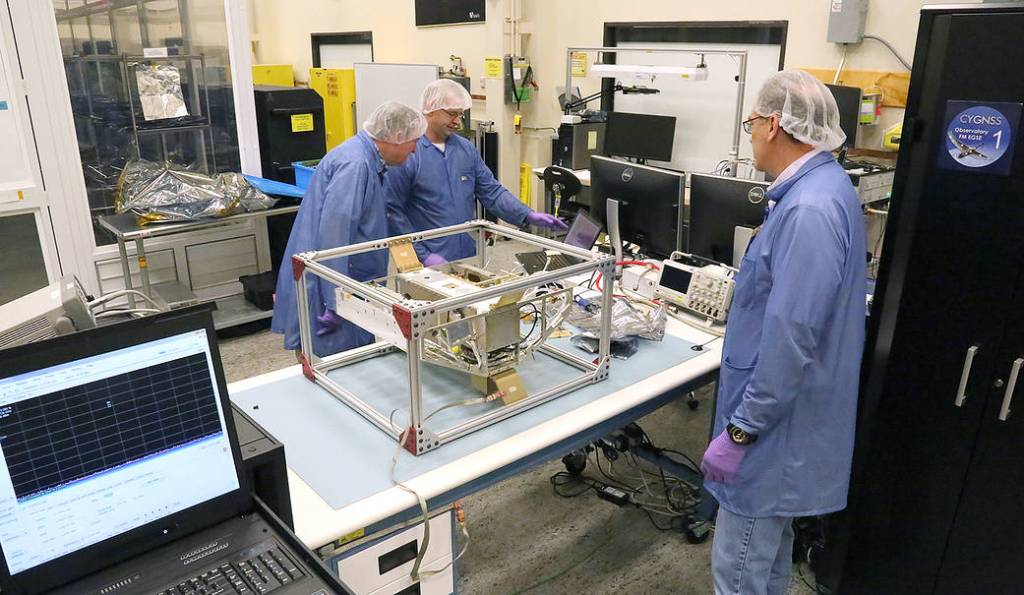 Preparing First CYGNSS Satellite for Radio Frequency Testing
