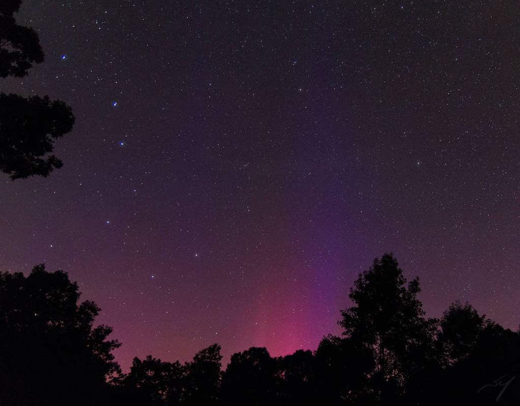 Aurora Seen in Central Virginia on June 23, 2015