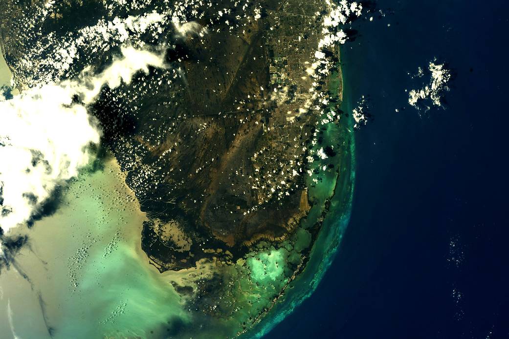 Everglades park from space