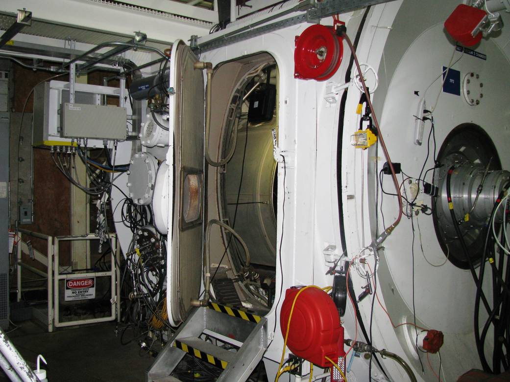 The Vacuum Chamber for Test Position 2 in Building 222