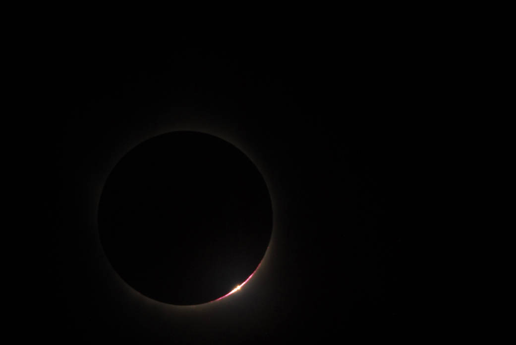 Image of Solar Eclipse as seen by Hinode Satellite