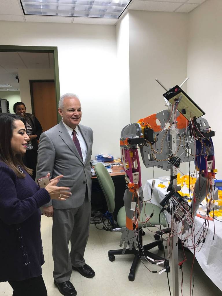 NASA’s Chief Technologist Views 3-D Printed, Robotic Sign Language Interpreter