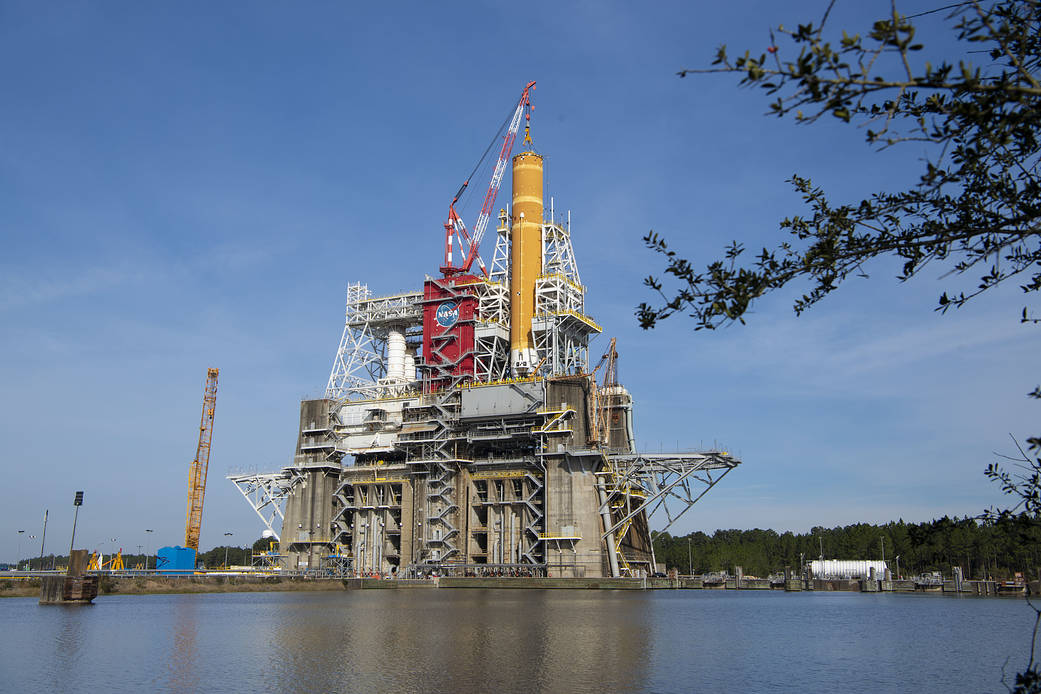 Core Stage for NASA Moon Rocket Ready for SLS Green Run Testing