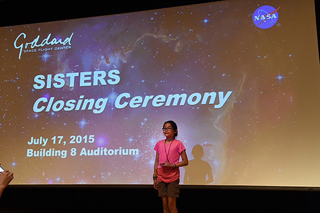 photo of SISTER program activities at NASA Goddard in 2015