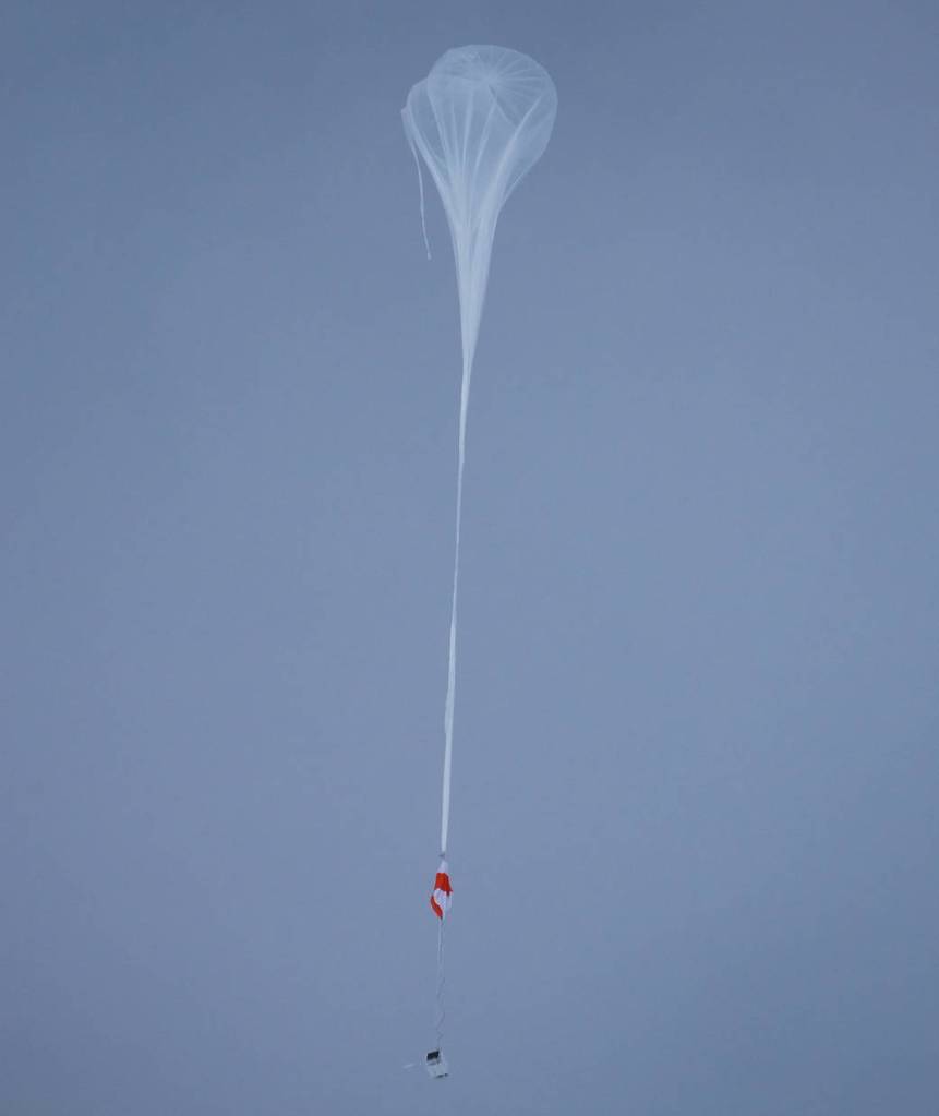 First BARREL Balloon Launch of 2013-2014 Campaign