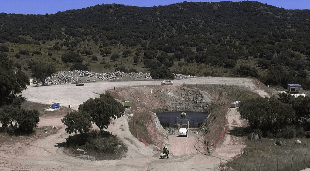 Beginning Stage of Pedestal Concrete Pouring for DSS-56