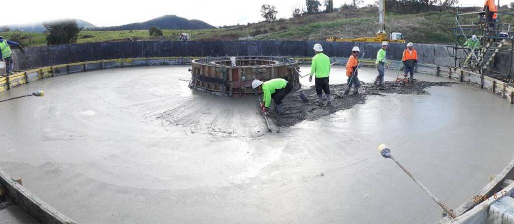 Levelling the Surface of the Pedestal Before the Concrete Cures