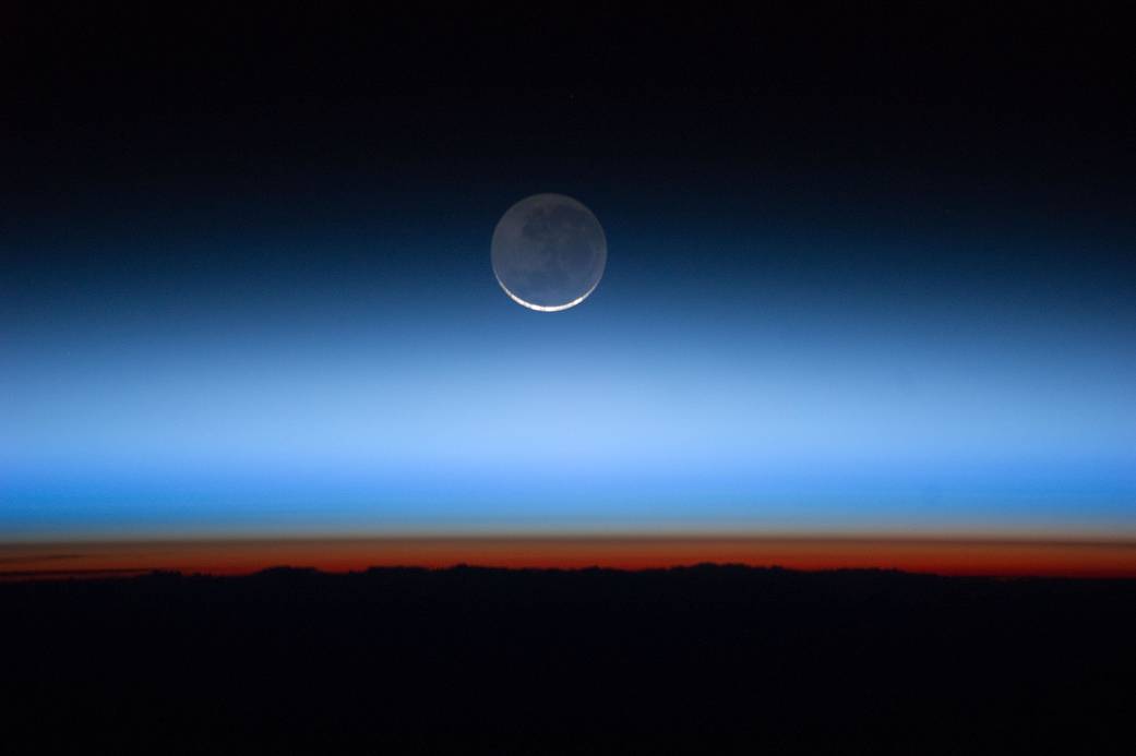 International Space Station astronauts captured this photo of Earth's atmospheric layers on July 31, 2011, revealing the troposp