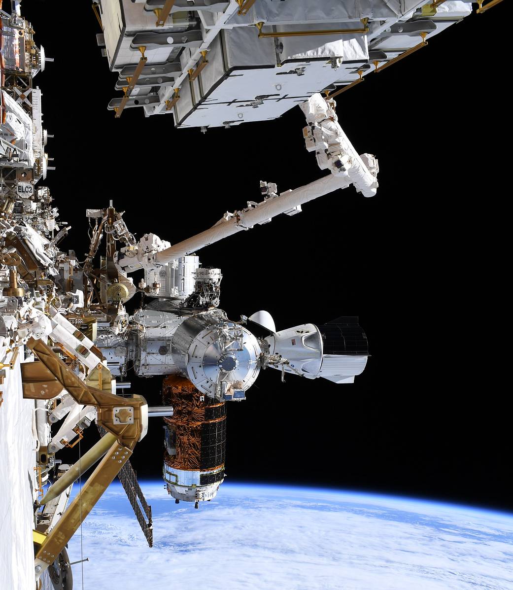 View during June 26, 2020, spacewalks