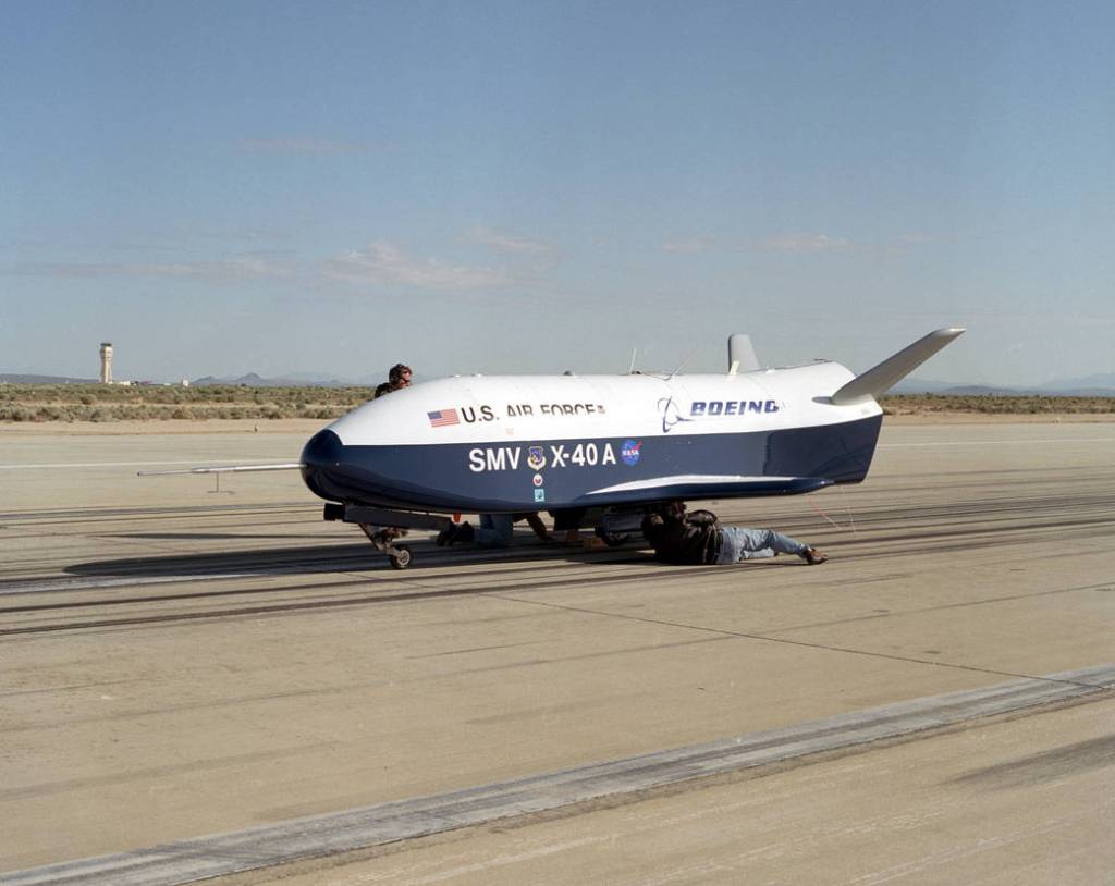 X-40A on Runway After Second Free-flight