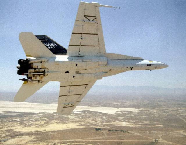 The final flight for the F/A-18 High Alpha Research Vehicle