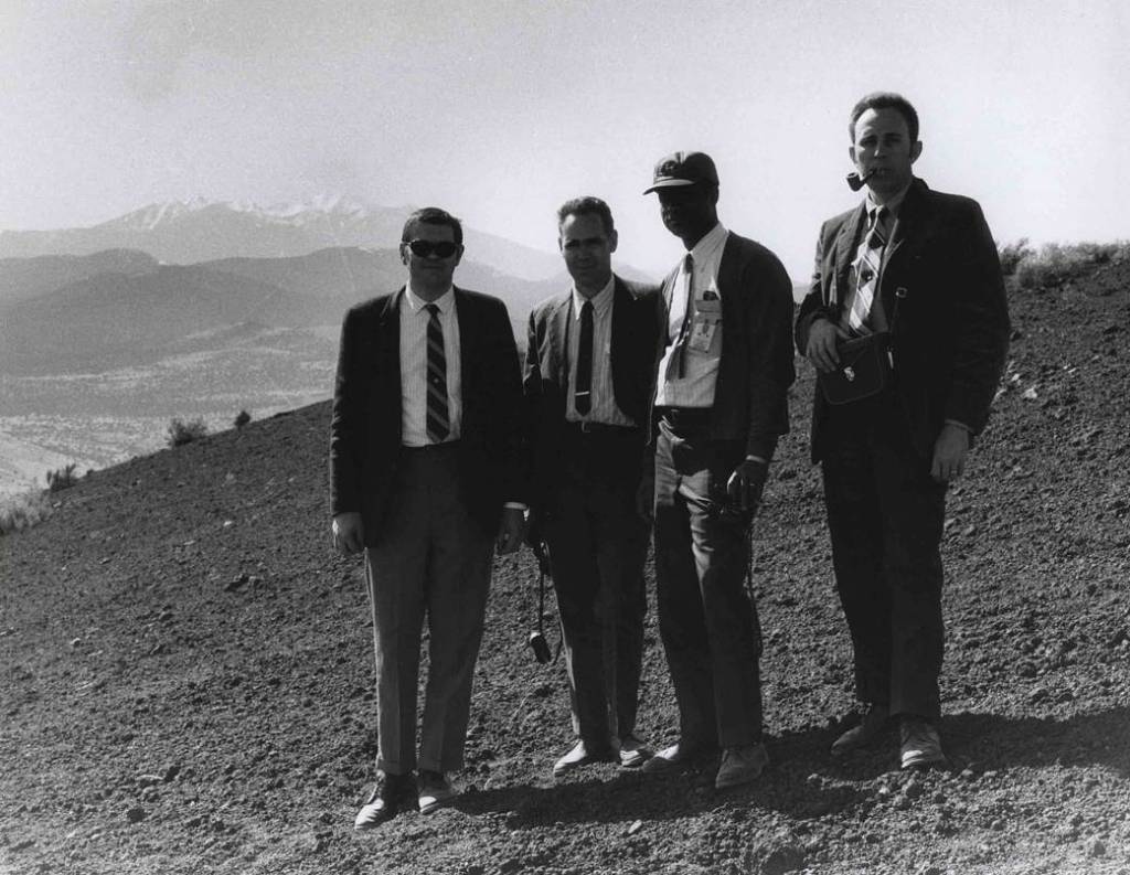 Earnest C. Smith Working on Lunar Roving Vehicle Testing in Flagstaff, Arizona in Late 1960s