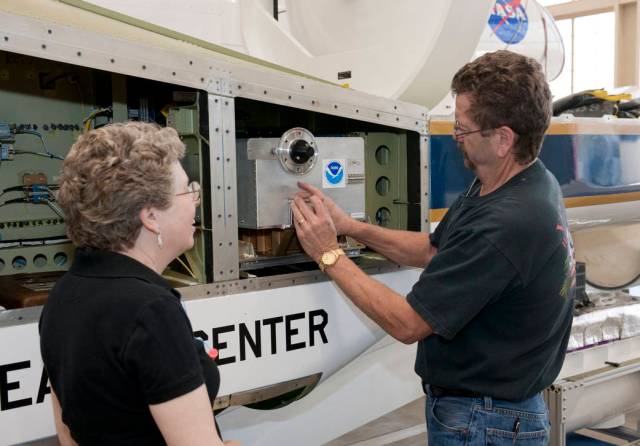 NOAA's Ozone Instrument Installed