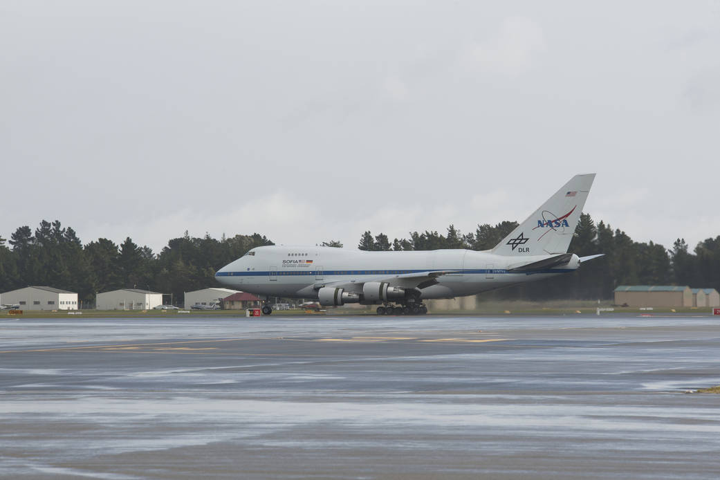 The SOFIA flying observatory arrived in Christchurch, New Zealand on July 18, 2013, for its first Southern Hemisphere deployment