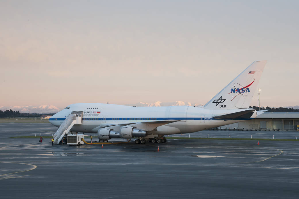 The SOFIA flying observatory deployed to Christchurch, New Zealand, in July 2013 for an opportunity to study the skies above the