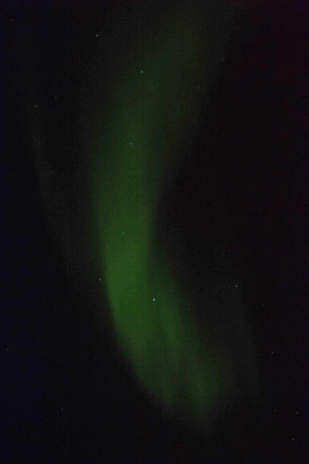 The aurora australis, or southern lights, was observed by the flight crew and science team members aboard the SOFIA flying obser