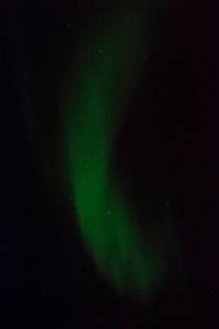 The aurora australis, or southern lights, was observed by the flight crew and science team members aboard the SOFIA flying obser