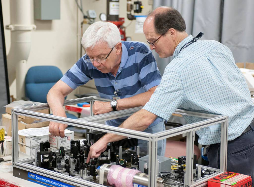 DACOM and DLH Rack on DC-8 Prepared for SEAC4RS Mission