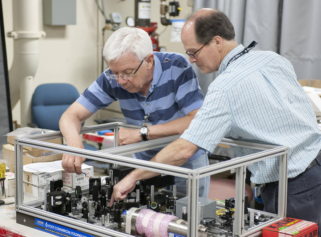 DACOM and DLH Rack on DC-8 Prepared for SEAC4RS Mission