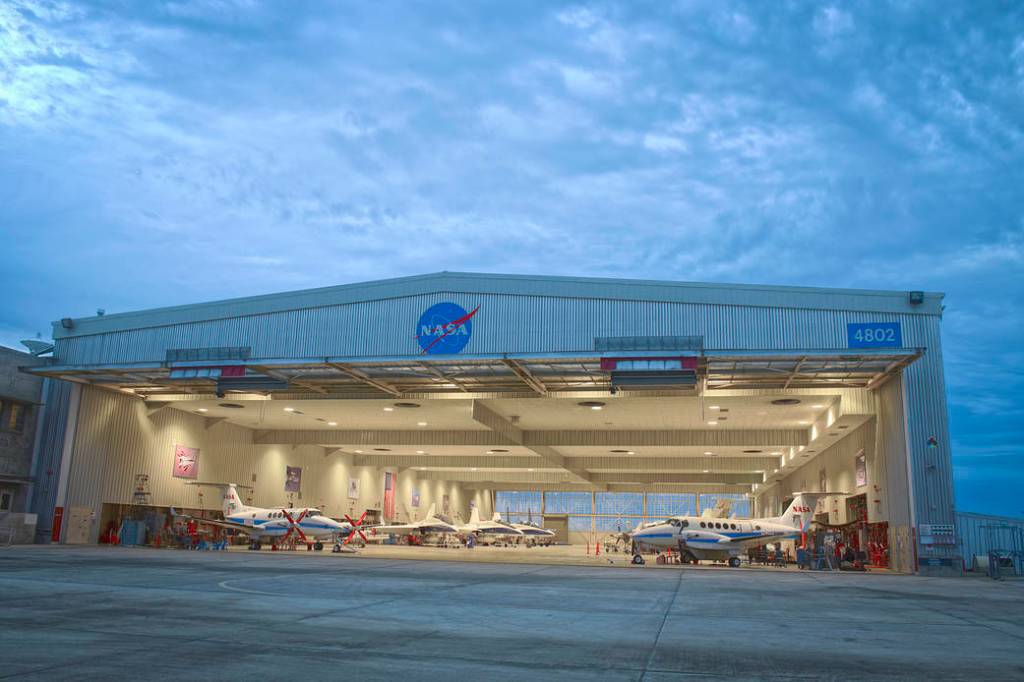 Dryden Mission Support Aircraft in Hangar 4802