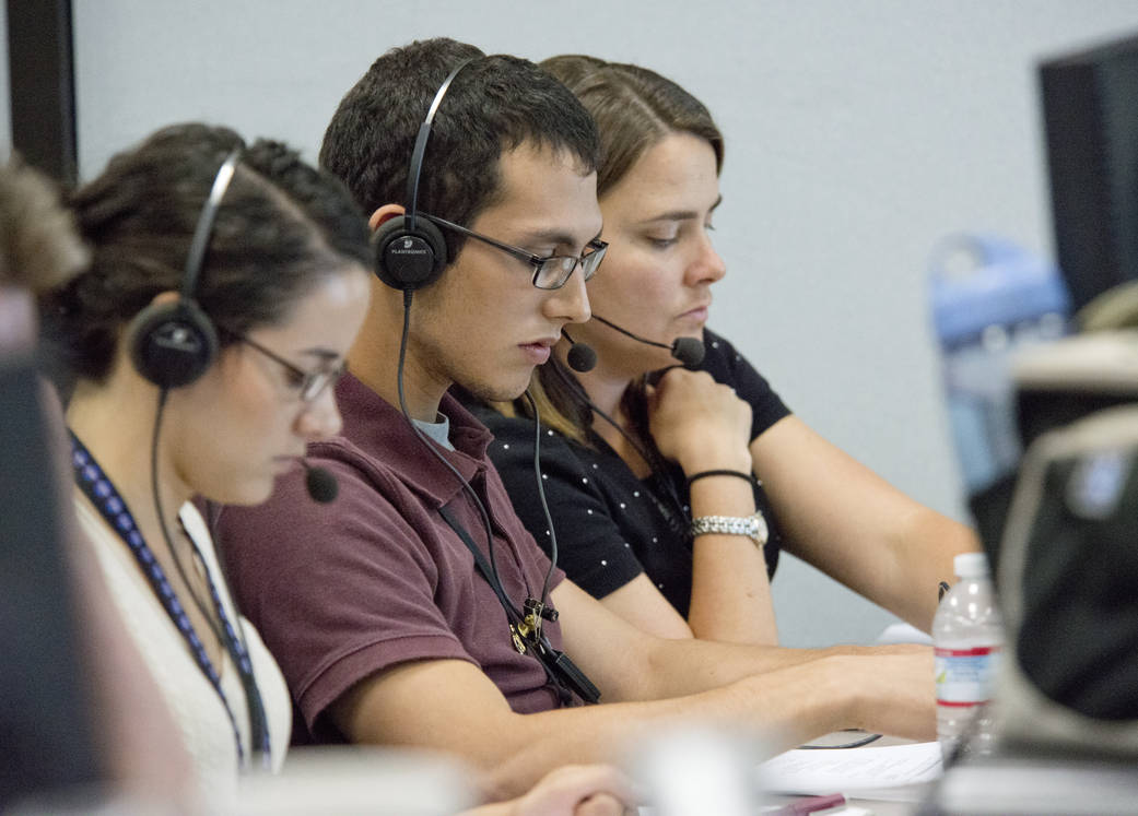 MSFC and AFRC Engineers Monitor LVAC Flight