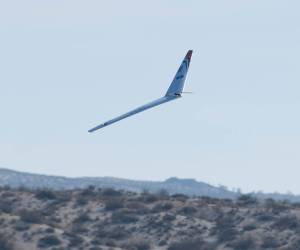 Subscale Flying Wing Model Banks for a Right Turn