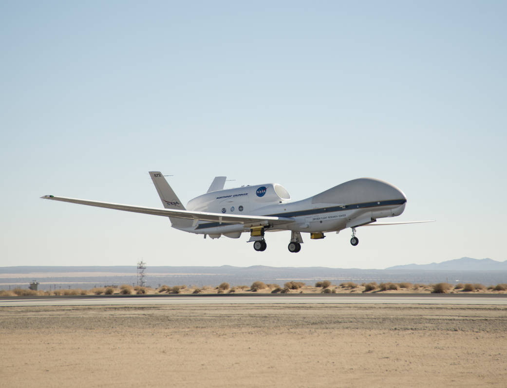 872 Departs Edwards AFB for ATTREX Pacific Stratospheric Mission
