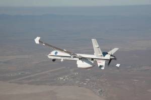 Ikhana in Flight over Rogers Dry Lake