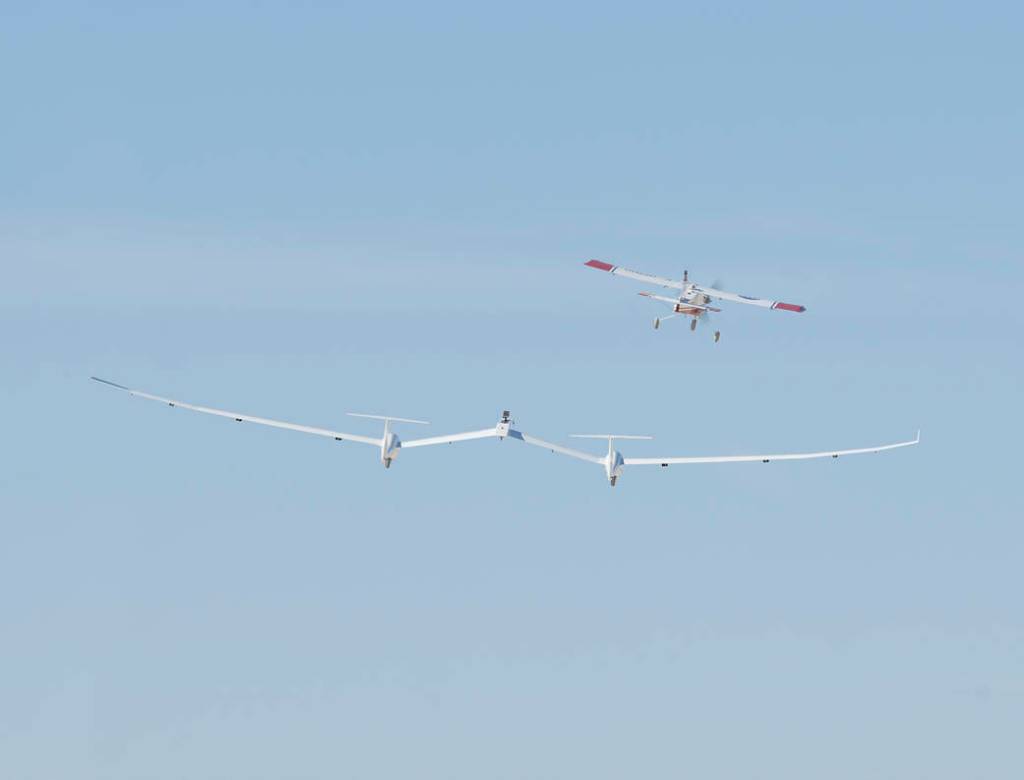 Towed Twin-Fuselage Glider Launch System First Test Flight