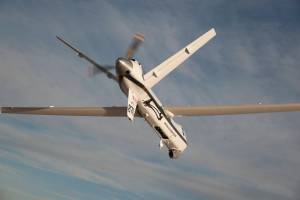 Underside of MQ-9 Predator B