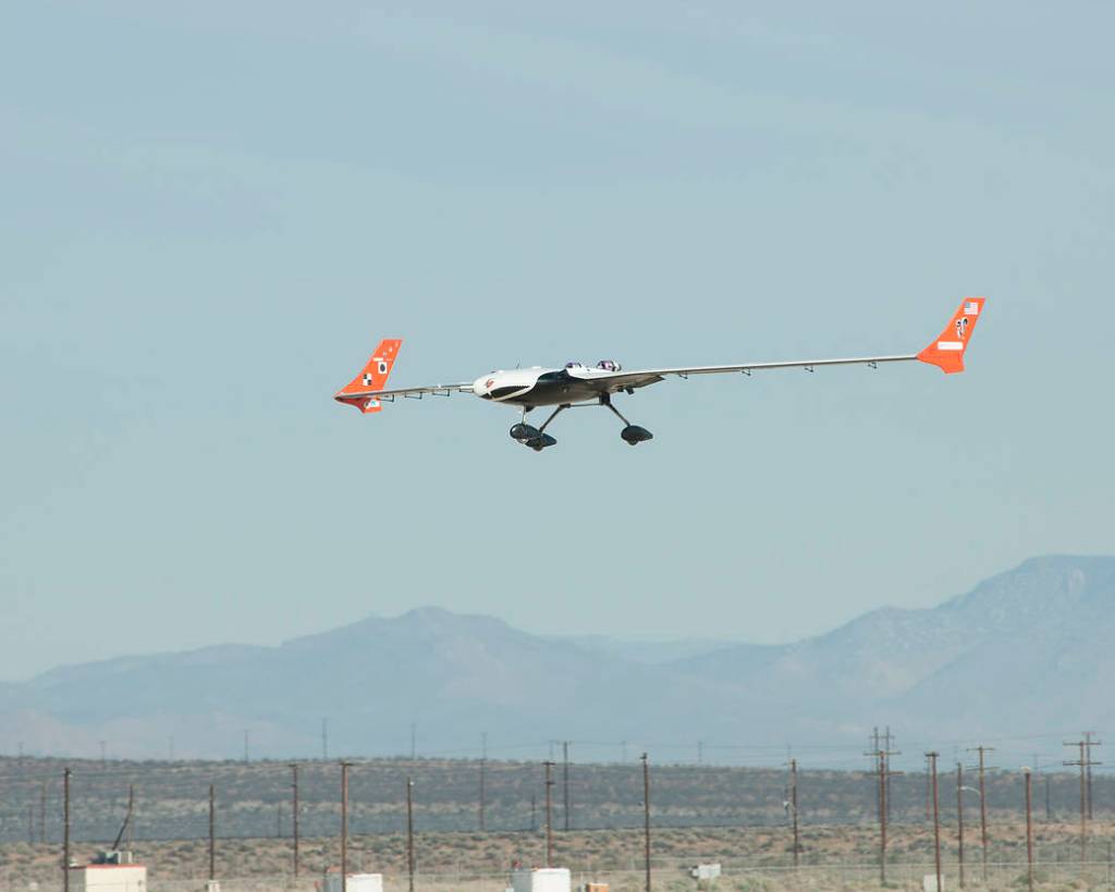 X-56A Multi-Utility Technology Testbed Lands on EAFB Lakebed