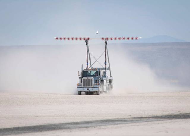 The integrated experimental testbed reached speeds of up to 73 mph.