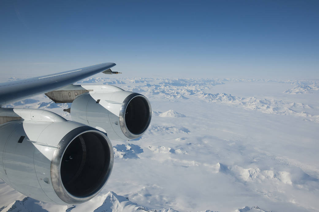 NASA’s DC-8 flew over Greenland in May 2015,