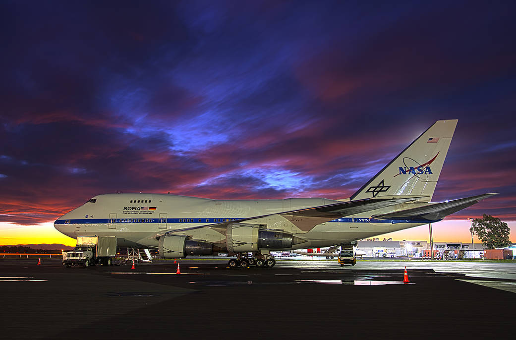 This high-dynamic range (HDR) photo of SOFIA.