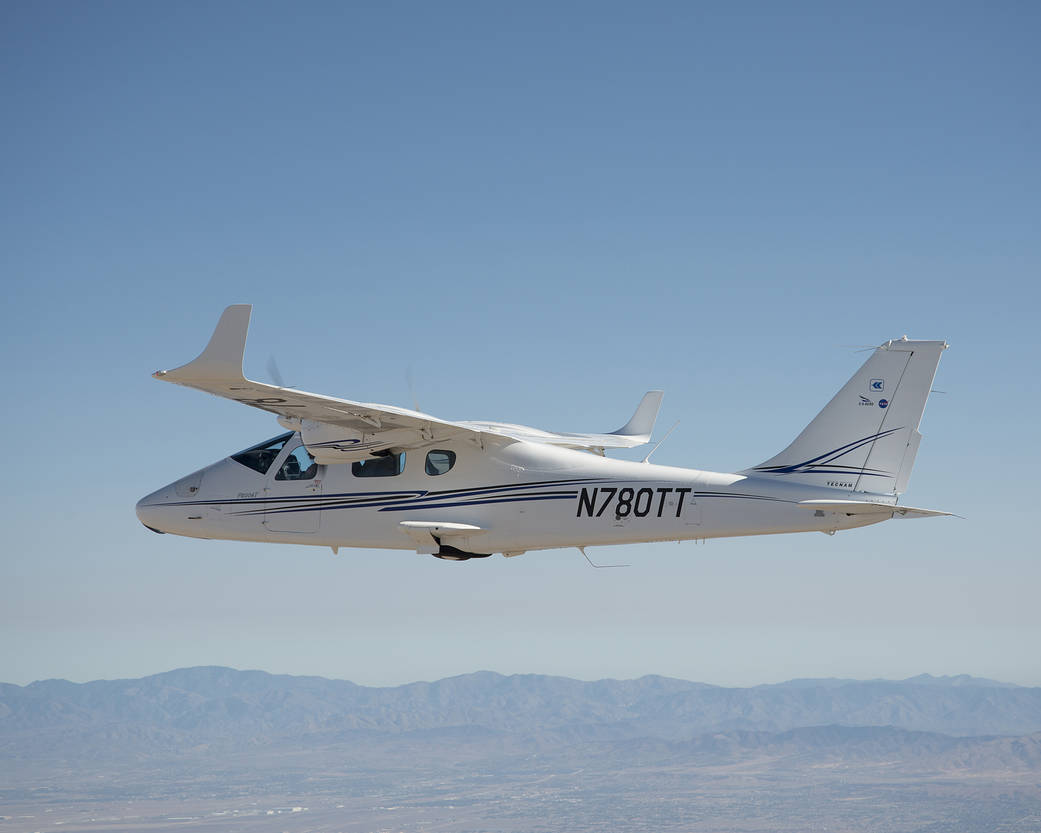 AFRC Pilots fly a Tecnam P2006T