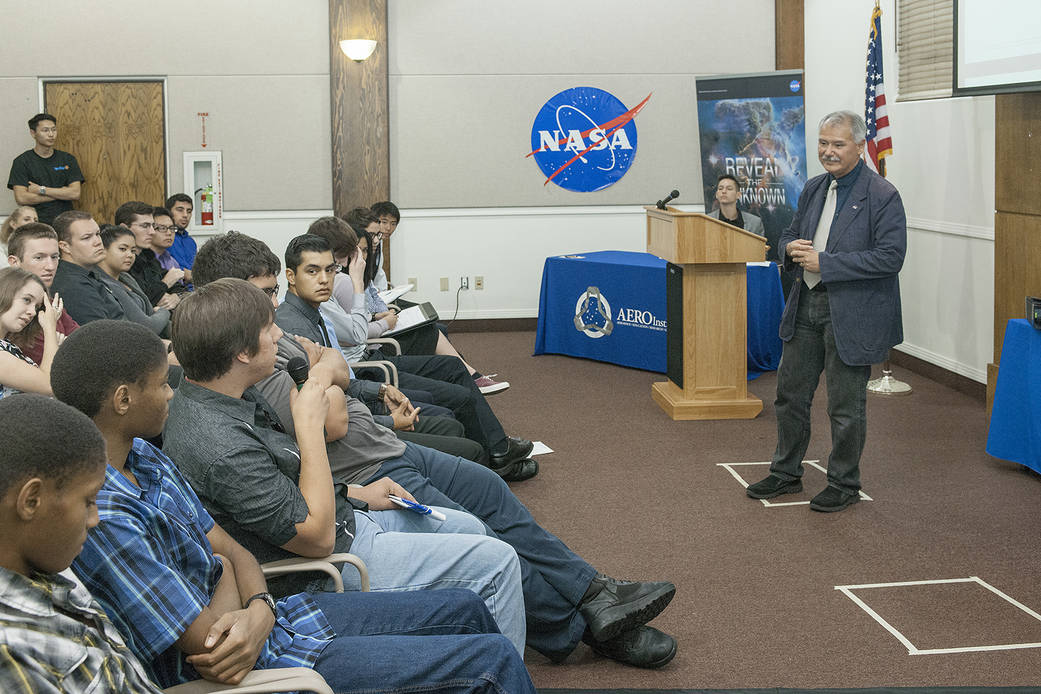Armstrong's chief scientist and Mars airplane project manager Al Bowers responds to questions