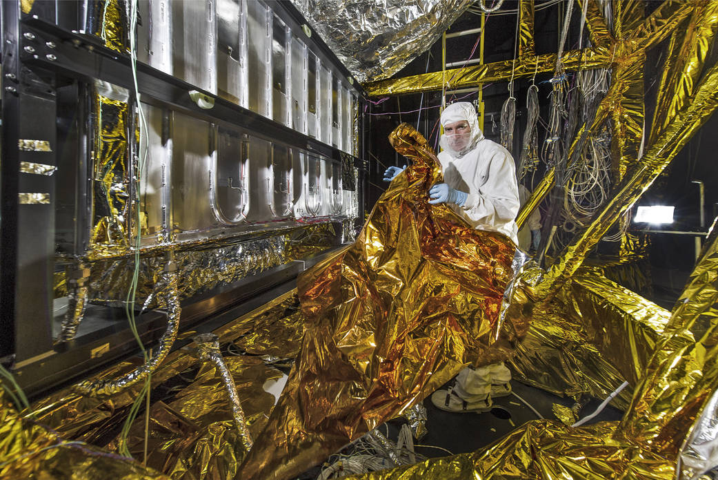 Insulation blankets for the Webb telescope