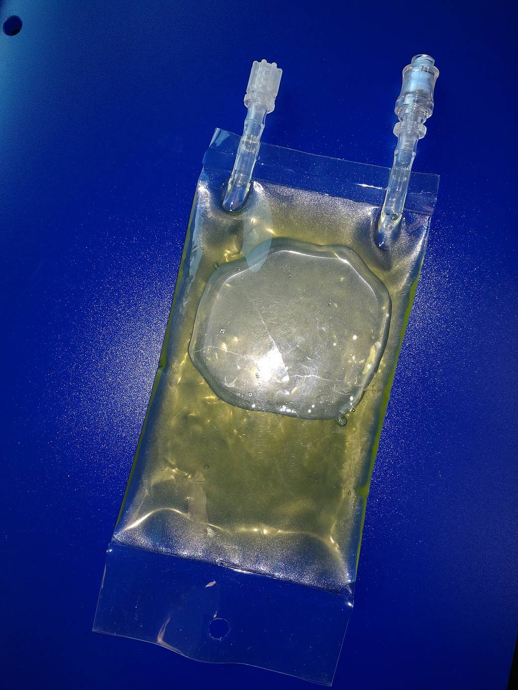 Testing of blue background on MWA aboard ISS