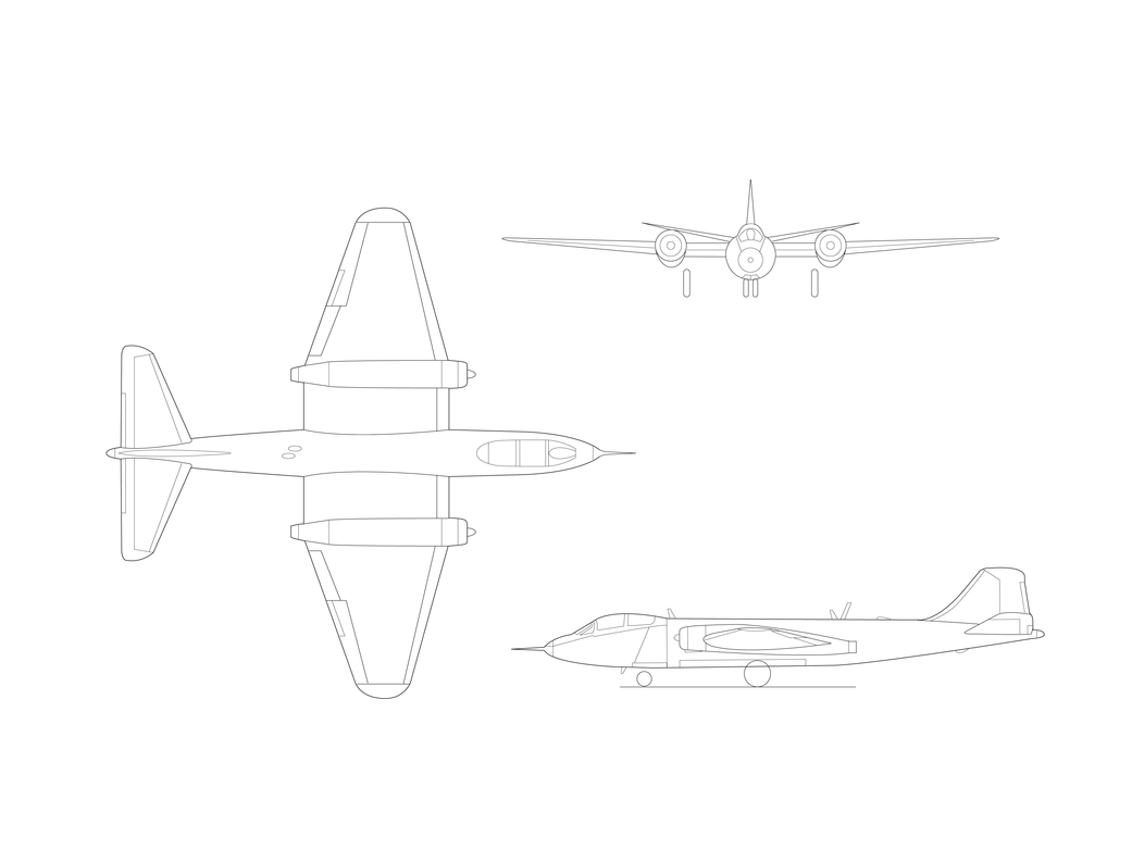 B-57B Illustration