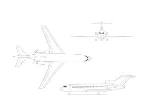B-727 Illustration