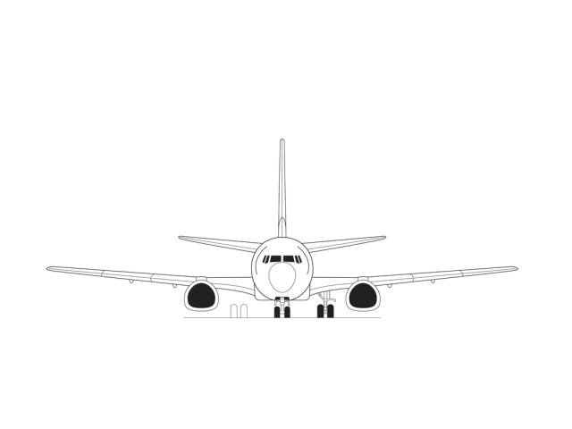 B-737 300 Illustration