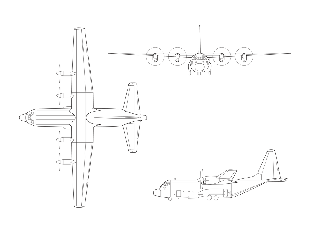C-130B Illustration