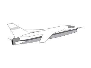 F-8 Super Critical Wing Illustration