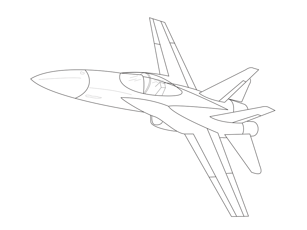 F/A-18 Illustration.